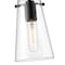 Z-Lite Kira Pendant, 1-Light, 5 In.W x 8 In.H, Matte Black/Clear 7508MP-ROD-MB - alternate 6